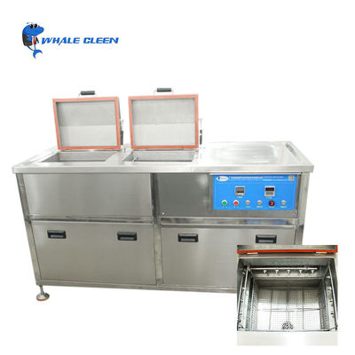 88L Industrial Ultrasonic Parts Cleaner Ψεκασμός υψηλής πίεσης με δύο δεξαμενές