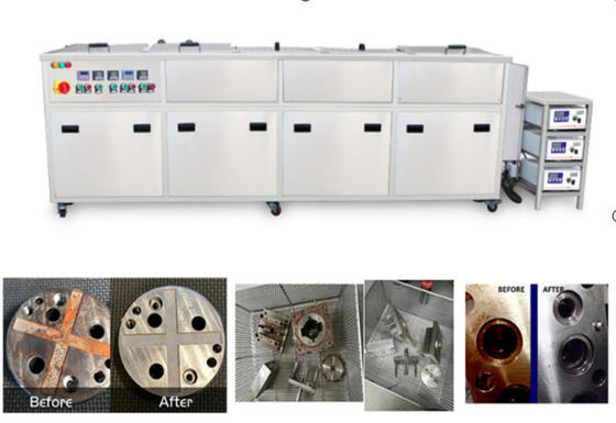 Προσαρμοσμένο Υπερηχητικό Καθαριστήρα Πέντε Τανκ για Απομάκρυνση Ρουτσίας Συσκευαστικά 77L 135L Και 264L Συσκευαστικά Τανκς Πλυντηρίων